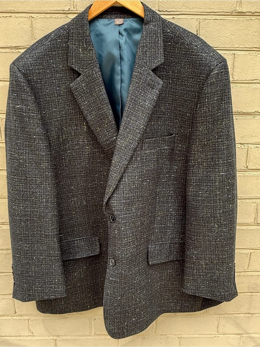 Oak Hill DXL Men's Sport Coat 52 REG Charcoal Grey Reda 1865 Italian Wool Blazer